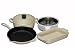 Kitchen & Housewares : Le Creuset Cast Iron, Steamer and Stoneware Gift Set, 4 Piece, Almond