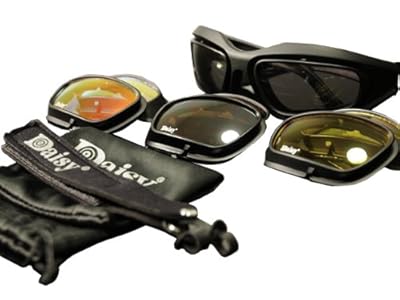 Daisy C5 スポーツ シューティング サングラス 替えグラス 4色セット