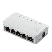 Logitec 100BASE対応スイッチングハブ(5ポート) ホワイト LAN-SW05BWH