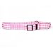 Yellow Dog Design Gingham Pink Martingale Dog Collar 1