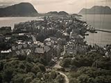 IMAGE OF Coastal Town of Aalesund Thrives as a Cod-Fishing Port Photographic Poster Print by Gustav Heurlin, 40x30