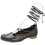 Kimel Women's Calvin Ankle Wrap Flat,Black,11 M