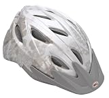  Bell Bellisima Athena Silver White Poppies Bike Helmet