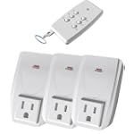 SAVE $3.34 - Stanley 31164 Indoor Wireless Remote Control with Single Transmitter, White, 3-Pack $21.65