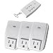 Stanley 31164 Indoor Wireless Remote Control with Single Transmitter, White, 3-Pack