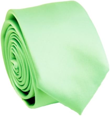 Solid Mint Cream Slim Tie . 2.25' inch wide