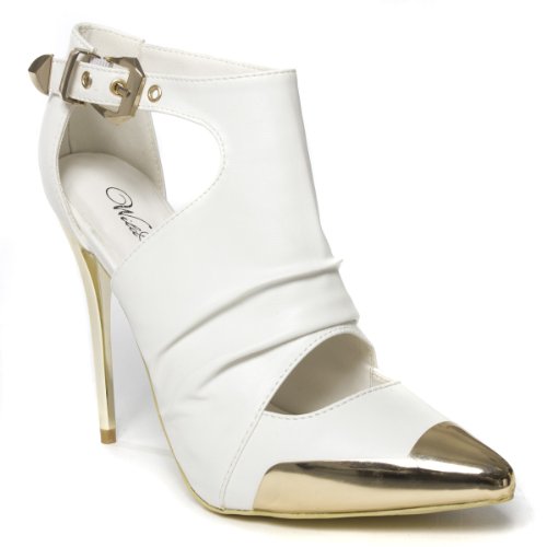 Wild Rose Womens WILSON01 Closed Toe High Heel Stiletto Pump Shoes