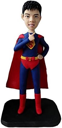 ModaDiy Custom Made Birthday Gift Cartoon Superman Cake Topper