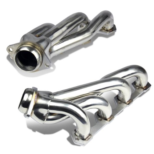 Auto Dynasty HDSFM8650L High Performance 4-1 Design 2-PC Stainless Steel Exhaust Header Kit