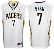 Jermaine O'Neal Indiana Pacers #7 Replica Reebok NBA Basketball Jersey (White)