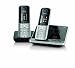 Gigaset Siemens S810A Duo T�l�phone sans fil DECT avec r�pondeur int�gr� combin� suppl�mentaire Argent