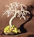Bonsai Boy's Wire Bonsai Tree Sculpture Hammered Leaves Mini Tree - 4x4x4