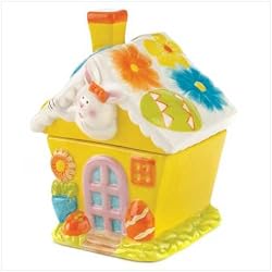 Easter Bunny Cottage Container