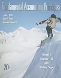 Fundamental Accounting Principles Volume 1 (CH 1-12) softcover with Working Papers