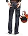 Demon&Hunter Fleece Lined Series Men's Regular Straight Leg Jeans DH8001