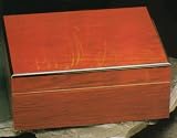 Father's Day Gifts - Personalized Cherry Wood Cigar Humidor - Last Name Design
