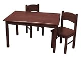 Rectangle Table & Two Chair White