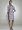 David's Bridal Hammered Shimmer Jacket Dress with Tiered Skirt Style 056480, Lilac, 8