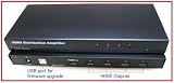 PTC DigiMedia 4-Port (1x4) HDMI 1.3b Signal Amplified Splitter / Distributor / Multiplier with Firmware Upgradable USB port