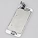 for iPhone 5 White LCD Display Touch Screen Glass Digitizer Assembly With Spare Parts (Home Button & Camera & Flex Cable Sensor)