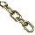 Campbell 0723367 Low Carbon Steel Straight Link Machine Chainon Reel, Brass Glo, #3 Trade, 0.14" Diameter, 50' Length, 270 lbs Load Capacity