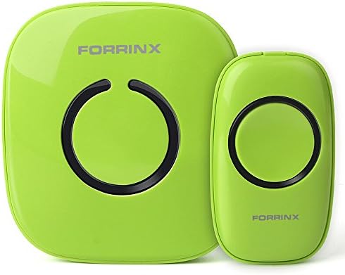 Areox Model C Wireless Long-distance Over 500 feet Range With over 51 Chimes Remote Control Doorbell Green