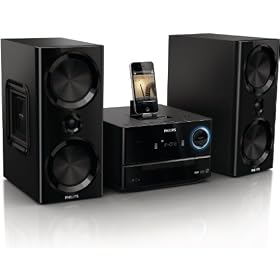 Philips - DCM3020 - Mini-cha�ne CD mp3/wma - 2 x 60 W - USB - Station d'accueil pour iPod/iPhone/iPad