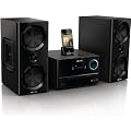 Philips DCM3020 Kompaktanlage (CD/MP3 Player, Apple iPod/ iPhone/ iPad Dock, 120 Watts, USB) schwarz