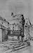 Adolf Friedrich Erdmann of Menzel (Fountain at the Fish Market in Regensburg) Art Pos...