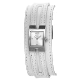 Freelook Womens HA8107-9 White Leather Band Wa