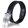 Lederg�rtel LINDENMANN, Rindleder, Automatik-Schlie�e, stufenlos einstellbar, hochwertige Verarbeitung, 40 mm breit, k�rzbar, inkl. G�rtels�ckchen