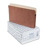 Pendaflex 1526E-OX Standard Red Fiber Recyc. File Pockets, Legal Size, 3-1/2