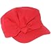 Kids 3-7 years Pleat Cotton Summer Cadet Hat Cap Fuchsia