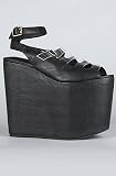 Substitute The Floam Shoe in Black and Clear - Shoes for Women