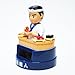 Japanese　sushi　chef　solar　figurine