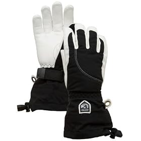 Hestra Heli Ladies Gloves in Black - Available in Various Ladies Sizes