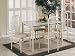 Kitchen & Housewares : 5pcs Ivory Faux Marble Dinging Table and 4 Chairs Set