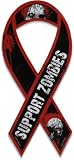 Funny & Novelty Magnets - Support Zombies Car Ribbon Magnet