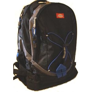 Buy Dickies Bungee Backpack Black Blue