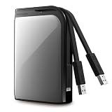 Buffalo Technology MiniStation Extreme 1.0 TB Rugged Portable USB 3.0 Hard Drive with Encryption - HD-PZ1.0U3S (Silver)