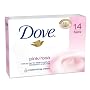 Dove Bar Soap, Pink, 14-Count