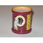 WASHINGTON REDSKINS Team Logo Embossed Scented Decorative VOTIVE CANDLE
