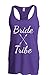 Artix Bride Tribe Arrows in White Wedding Gifts Ladies' Slim Fit Racerback Tank