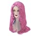 Stargazer Adjustable Mermaid Style Fashion Wig - Hot Pink