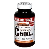 Sundown High Potency C, 500 mg, 400 Tablets (Pack of 2)