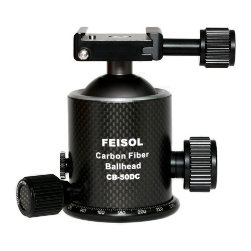 Feisol CB-50DC Carbon Fiber Ball Head with Release Plate QP-144750 On Sale