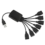 Everydaysource Black 7-Port Octopus USB Hub