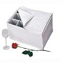 Quilted Vinyl Stemware Chest