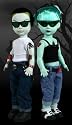 Living Dead Dolls Psycho Billies 2-Pack Exclusive Goth Dolls
