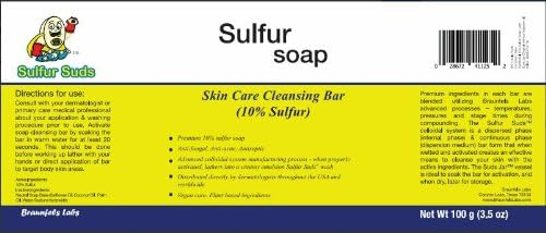 Traditional Sulfur Soap 10% Sulphur - Sulfur Suds